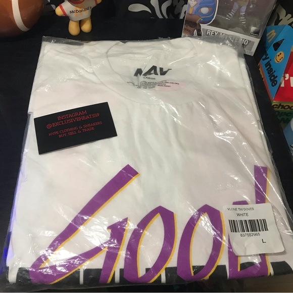 Nav X Good Intentions Vlone White - Picture 3 of 4